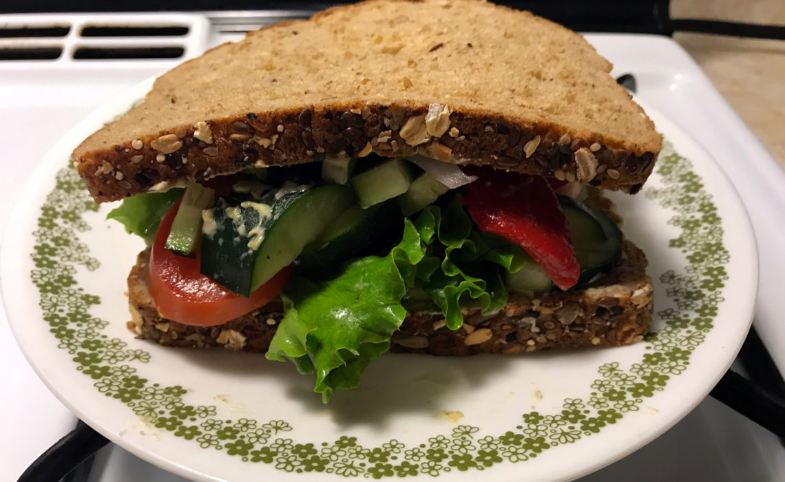 Meal Prep: How To Make Vegan Mediterranean Veggie Sandwiches